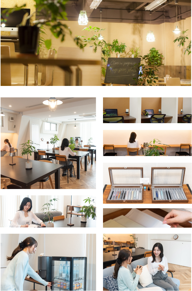 学び舎東京の自習室・授業スペース・Practice Roomの写真ギャラリー